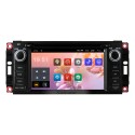 No painel 2007-2013 Jeep Wrangler ilimitado Atualização de rádio de 7 polegadas com Android 9.0 DVD Player Bluetooth Navegação GPS Sistema de áudio do carro Tela sensível ao toque Wi-Fi 3G Link de espelho 3G OBD2 Câmera de backup DVR AUX