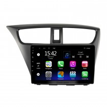 Android 12.0 HD Touchscreen de 9 polegadas para HONDA CIVIC LHD EUROPEAN VERSION 2012 Sistema de navegação GPS por rádio com suporte para Bluetooth Câmera traseira Carplay