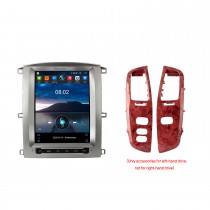 OEM 12.1 polegada Android 10.0 Rádio para TOYOTA LAND CRUISER 100 2002-2007 LEXUS LX470 2003-2007 Bluetooth HD Touchscreen GPS Suporte de navegação Carplay Câmera traseira TPMS