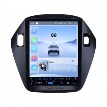 2010 2011 2012 2013 2014 2015 Hyundai Tucson IX35 HD Touchscreen 9,7 polegadas Android 10.0 Estéreo do carro Navegação GPS Rádio Bluetooth telefone Música Wifi suporte DVR OBD2 Câmera retrovisor SWC DVD 4G