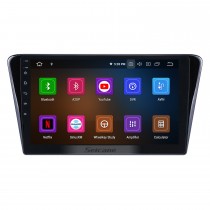 HD tela sensível ao toque 10.1 polegadas android 13.0 gps navegação rádio para 2014 peugeot 408 com bluetooth wifi usb suporte carplay dvr dab + controle de volante