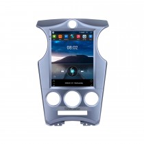 2007-2012 Kia Carens Manual A / C 9,7 polegadas Android 10.0 Rádio de navegação GPS com tela sensível ao toque Bluetooth USB WIFI com suporte para Carplay Mirror Link 4G