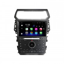 Sistema de navegação GPS estéreo de 10,1 polegadas Android 13.0 para 2018 Ford Explorer com tela sensível ao toque Bluetooth com suporte para câmera retrovisora