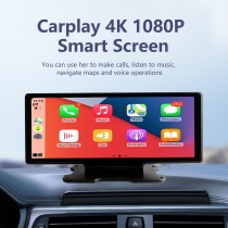 10,26" Carplay Dash Camera Dvr Android Auto ADAS WiFi FM Câmera de visão traseira Suporte 4K H.265 1080P
