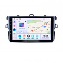 9 polegadas 2006-2012 Toyota Corolla Pure Android 13.0 GPS Multimídia Sistema de Navegação com 3G WiFi Rádio Tuner Bluetooth Música Espelho Link OBD2 Câmera de Backup HD 1080P Vídeo