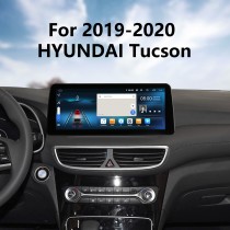 Android 12.0 HD Touchscreen de 12,3 polegadas para 2019 2020 HYUNDAI Tucson Rádio Sistema de navegação GPS com suporte para Bluetooth Carplay