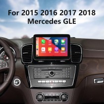 Carplay 9 polegadas Android 10.0 para 2015 2016 2017 2018 Mercedes GLE NTG5.0 Sistema de navegação GPS estéreo com Bluetooth Android Auto suporte rede 4G