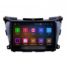 10.1 polegada hd touchscreen rádio sistema de navegação gps android 13.0 para 2015 2016 2017 nissan murano suporte bluetooth 3g/4g wifi obd2 usb link espelho controle volante