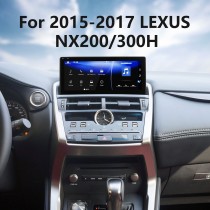 Android 13.0 de 10,25 polegadas para 2015 2016 2017 LEXUS NX200 300H Sistema de navegação GPS estéreo com tela sensível ao toque Bluetooth com suporte para câmera retrovisora