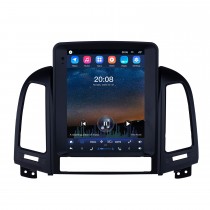 Tela sensível ao toque HD 2005-2012 Hyundai Santafe Android 10.0 9,7 polegadas Navegação GPS Rádio Bluetooth com suporte para controle de volante Carplay