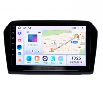 9 polegada 2012-2015 VW Volkswagen Jetta HD touchscreen Android 13.0 Sistema de Navegação GPS Bluetooth Suporte FM / AM / RDS Rádio Carplay WIFI OBD II