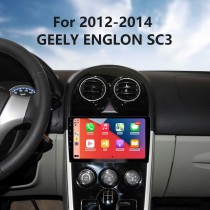 OEM 9 polegadas android 13.0 para 2012-2014 geely englon sc3 rádio sistema de navegação gps com hd touchscreen suporte bluetooth carplay obd2 dvr tpms