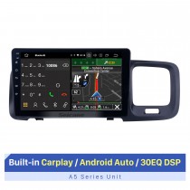 HD Touchscreen 9 polegadas Android 10.0 GPS Navegação Rádio para 2011 2012 2013 2014 2015 Volvo S60 v60 com Bluetooth AUX WIFI suporte Carplay TPMS DAB + OBD2