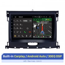 2018 ford ranger android 10.0 9 polegadas navegação gps rádio bluetooth hd touchscreen wifi usb carplay suporte dab + swc
