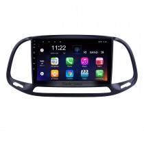 HD Touchscreen 9 polegadas Android 12.0 para 2015 2016 2017 2018 2019 Fiat Doblo Radio GPS Sistema de Navegação com suporte Bluetooth Carplay