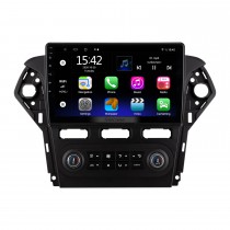 10,1 polegadas Android 10.0 para 2011-2013 Ford Mondeo Zhisheng AUTO AC Sistema de navegação GPS com rádio com tela sensível ao toque HD com suporte para Bluetooth Carplay OBD2