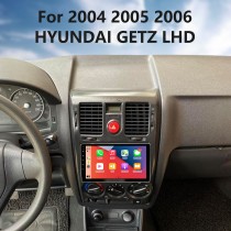 Para hyundai getz lhd 2004 2005 2006 rádio android 13.0 hd touchscreen 9 polegadas sistema de navegação gps com suporte wi-fi bluetooth carplay dvr