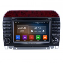 1998-2005 Mercedes Benz Classe S W220 / S280 / S320 / S320 CDI / S400 CDI / S350 / S430 / S500 / S600 / S55 AMG / S63 AMG / S65 AMG 7 polegadas Android 12.0 Rádio de navegação GPS Android 12.0 com GPS Touchscreen Carplay Suporte Bluetooth OBD2
