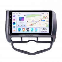 Android 13.0 9 polegadas HD Touchscreen GPS Rádio Navegação para 2006 Honda Jazz Cidade Auto AC RHD com suporte a Bluetooth Carplay SWC DAB +