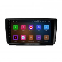 HD Touchscreen 9 polegadas Android 13.0 Para SKODA OCTAVIA 2014 Rádio Sistema de Navegação GPS Bluetooth Carplay suporte Câmera de backup