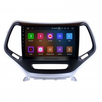 10.1 polegada android 13.0 rádio sistema de navegação gps 2016 jipe grand cherokee com obd2 dvr 4g wifi bluetooth câmera de backup link espelho controle volante