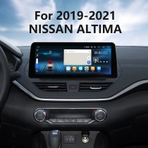 HD Touchscreen Estéreo Android 12.0 Carplay 12,3 polegadas para 2019 2020 2021 Nissan Teana Substituição de rádio com navegação GPS Bluetooth Suporte FM/AM Câmera de visão traseira WIFI