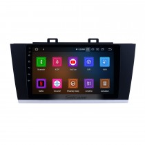 Rádio OEM Android 13.0 de 9 polegadas para 2015-2018 Subaru Legacy Bluetooth HD Touchscreen GPS Navigation Music AUX Carplay support TPMS