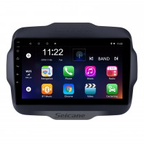 2016 Jeep Renegade 9 polegadas touchscreen android 13.0 sistema de navegação gps de rádio com usb bluetooth wifi 1080 p aux espelho link controle de volante