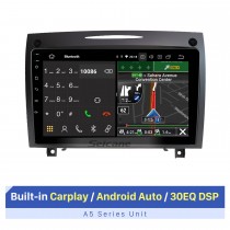 9 polegadas android 10.0 para BENZ SLK 2006-2010 sistema de navegação gps de rádio com hd touchscreen suporte bluetooth carplay obd2