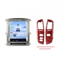 OEM 12.1 polegada Android 10.0 Rádio para TOYOTA LAND CRUISER 100 2002-2007 LEXUS LX470 2003-2007 Bluetooth HD Touchscreen GPS Suporte de navegação Carplay Câmera traseira TPMS