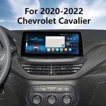 12,3 polegadas Android 12.0 para 2020 2021 2022 Chevrolet Cavalier Radio Sistema de navegação GPS com tela sensível ao toque HD com suporte para Bluetooth Carplay OBD2