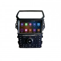 10,1 polegadas android 13.0 para 2018 ford explorer gps navegação rádio com bluetooth hd touchscreen suporte tpms dvr carplay câmera dab +