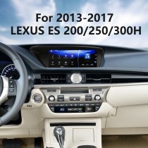Tela sensível ao toque HD de 10,25 polegadas para 2013 2014 2015-2017 LEXUS ES ES200 ES250 ES300H Android 13.0 Rádio de navegação GPS com suporte para Bluetooth Carplay TPMS DAB + OBD2