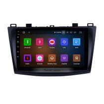 2009-2012 Mazda 3 Axela 9 polegadas Android 11.0 Rádio GPS HD 1024 * 600 Ecrã Táctil Espelho link Bluetooth Câmera Retrovisor 1080 P Controle de Volante WI-FI OBD2 DVR DVD