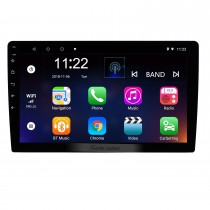 10,1 polegadas HD 1024*600 HD tela sensível ao toque Android 13.0 Navegação GPS universal Bluetooth Suporte ao sistema de áudio do carro Espelho Link WiFi Câmera de Backup DVR DAB + Controle de Volante