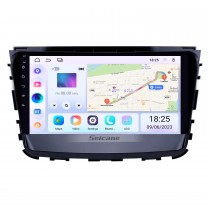 Rádio de navegação GPS com tela sensível ao toque de 10,1 polegadas Android 14.0 HD para 2019 Ssang Yong Rexton com suporte Bluetooth WIFI AUX Carplay Mirror Link