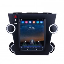 Android 10.0 rádio de navegação gps de 9,7 polegadas para 2009-2014 toyota highlander com hd touchscreen bluetooth wifi aux suporte carplay espelho link obd2