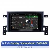 Melhor rádio de navegação GPS automotivo de reposição para Suzuki Grand Vitara 2005-2021 com câmera RDS DSP Carplay com tela sensível ao toque Bluetooth AHD