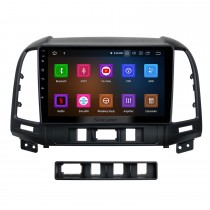 9 polegadas Android 13.0 Para HYUNDAI SANTAFE RHD 2006-2012 Rádio Sistema de Navegação GPS com HD Touchscreen Bluetooth Carplay suporte OBD2