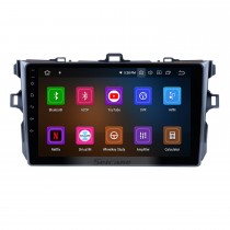 9 polegadas HD Touchscreen Android 12.0 Para 2006 2007 2008 2009 2010 2011 Toyota Corolla Rádio Sistema de Navegação GPS Bluetooth Retrovisor Câmera Controle de volante 3G WIFI 1080P