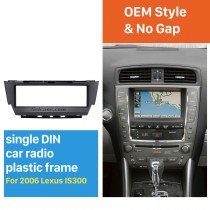 Top Quality 1 Din 2006 Lexus IS300 Car Radio Fascia traço CD Aparar Kit de Instalação Painel Adaptador DVD Moldura