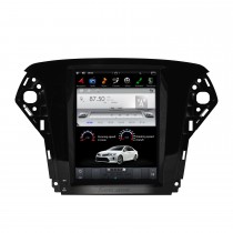 10,4 polegadas Android 9.0 Car Stereo Sat Multimedia Player para 2007-2012 FORD Mondeo GPS Sistema de Navegação com suporte Bluetooth Carplay