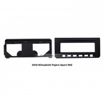 Popular plástico 2010 Adaptor Painel Jogador Mitsubishi Pajero Esporte MID Car Radio Fascia Áudio Quadro DVD