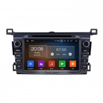 Rádio de navegação gps android 11.0 de 8 polegadas para 2013-2016 toyota rav4 com carplay bluetooth wifi usb suporte link espelho