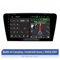 Para 2015 2016 2017 Skoda Octavia (UV) 10,1 polegadas rádio do carro Bluetooth com suporte RDS DSP tela sensível ao toque navegação GPS câmera AHD
