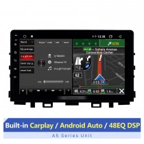Rádio de navegação GPS Android 10.0 9 polegadas touchscreen para 2017 2018 2019 Kia Rio com suporte para Bluetooth USB Carplay TV digital