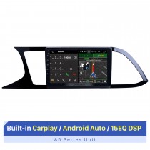 Tela sensível ao toque HD de 9 "para 2018 Seat Leon Autostereo Car Radio Stereo Player Sat Navi com suporte para câmera AHD