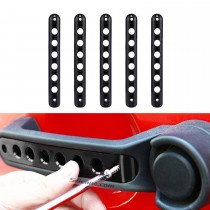 Acessórios de carro Forro de porta Trim Aluminium Sticker Cover Bar Kit de instalação para Jeep Wrangler