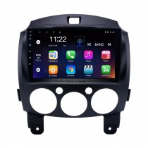 HD Touchscreen de 9 polegadas Android 13.0 GPS Navigation Radio para 2007-2014 MAZDA 2 / Jinxiang / DE / Terceira geração com Bluetooth USB compatível Mirror Link
