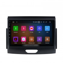 Tela sensível ao toque hd 9 polegadas android 12.0 para 2018 ford ranger sistema de navegação gps de rádio bluetooth carplay suporte câmera de backup